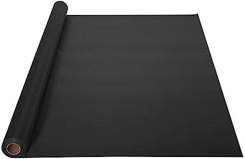 Hoffmaster Plastic Roll Tablecover Black 40x100ft