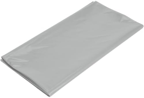 Amscan 3-Ply Paper Silver Table Cover 54x108