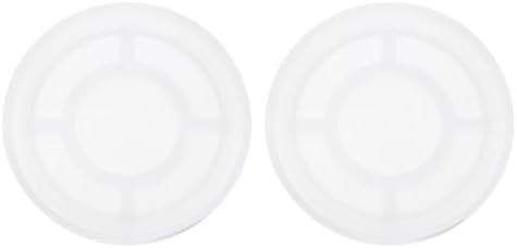 Uxcell 2 Pcs Round Small Coaster Silicone Resin Moulds