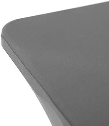 Peomeise 8FT Gray Stretch Spandex Table Cover