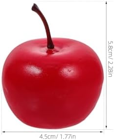 LOGOFUN 12pcs Red Christmas Artificial Fruit Props