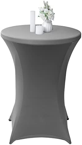 Restaurantware Round Table Cover 32x43 Inch Spandex and Polyester