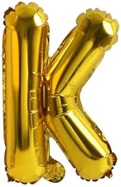 Treasures Gifted Gold Letter Balloons 16 Inch Foil K