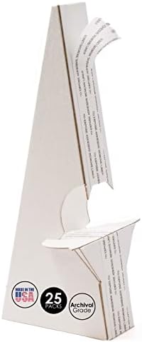 Lineco 25-Pack White Easel Backs for Art and Photos