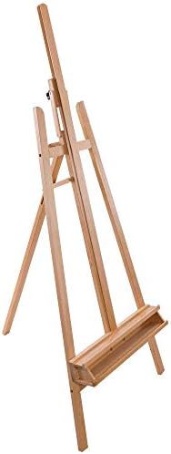 US Art Supply 64 to 89 Inch Sunset Medium A-Frame Easel