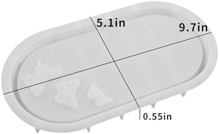 Butterfly Carved Tray Resin Mold for DIY Art and Crafts
