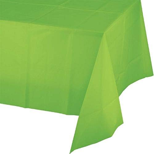 Plain Lime Green Tablecover for Events