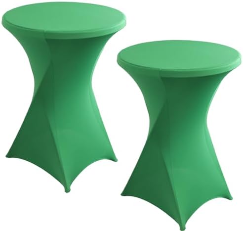 Rakila 2 Pack Spandex Cocktail Table Covers