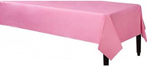 Amscan 3-Ply Paper Silver Table Cover 54x108