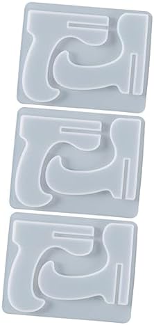 3pcs Cell Phone Easel Mold Silicone DIY Holder Stand
