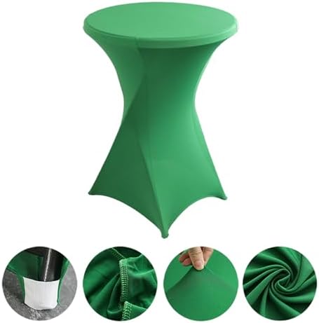 Rakila 2 Pack Spandex Cocktail Table Covers
