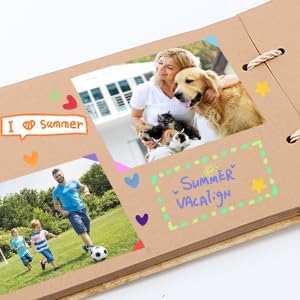 WILLQWECAT Adventure Book Scrapbook DIY Album