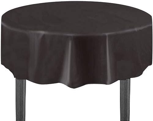 SHOPSAVE Round 84 Plastic Tablecloths Table Covers