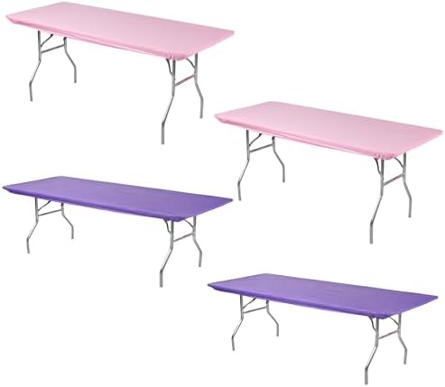 Kwik-Covers Rectangular Table Covers 8 x 30 Bundle of 4