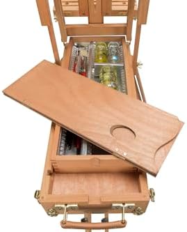 Jullian Paris Professional Half Box Easel Stand with Shoulder Strap