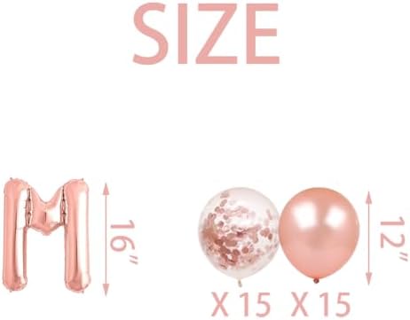 Letromp I Do Crew Balloons Rose Gold Engagement Party Decorations