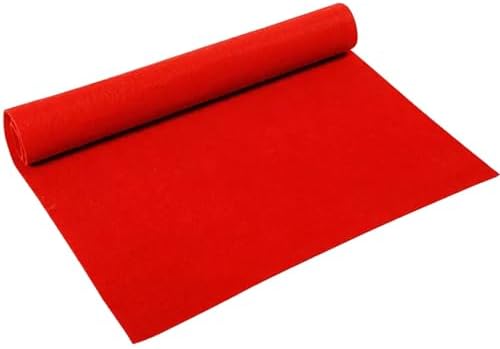 Wedding Aisle Runner 12m x 25m Polyester Red Carpet