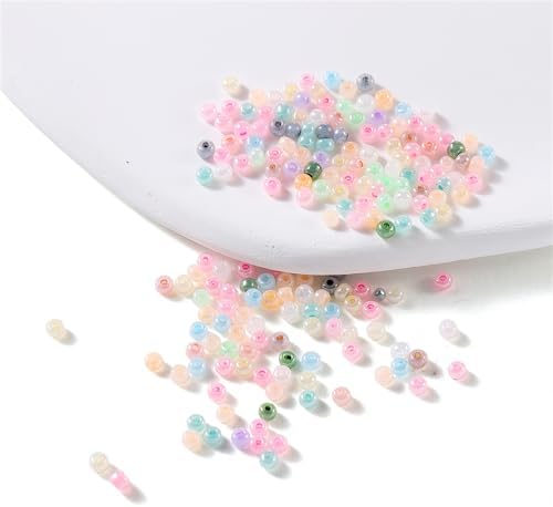500 Pcs 3mm Glass Seed Beads for Jewelry Making