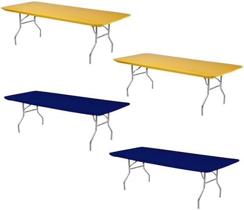 Kwik-Covers Rectangular Table Covers 6 or 8 Bundle of 4 1