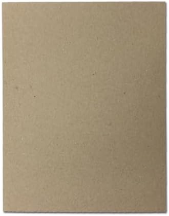 30pt 11 x 14 Inch Chipboard - 50 Pieces Brown Kraft