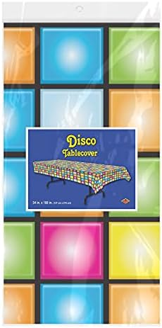 Beistle 70s Disco Party Tablecloth 54x108