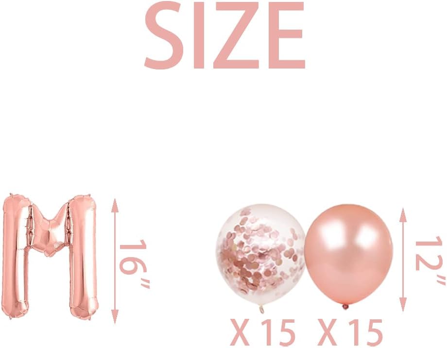 Letromp I Do Crew Balloons Rose Gold Engagement Party Decorations