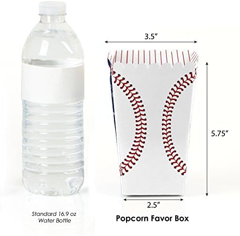 Big Dot of Happiness Batter Up Baseball Treat Boxes Set of 12