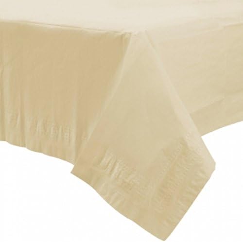 Amscan 3-Ply Paper Silver Table Cover 54x108
