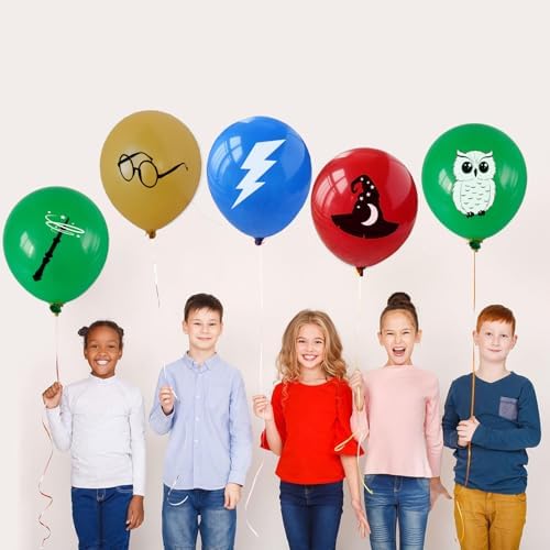 20 Pcs Magical Wizard School Balloons - 12 - Birthday Party Decor