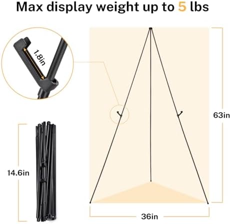 Magicfly 2 Pack Adjustable Easel Stand for Display