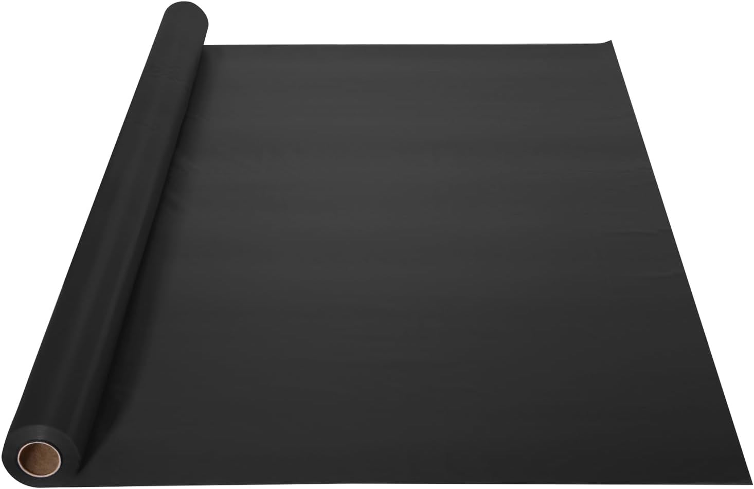 Hoffmaster Plastic Roll Tablecover Black 40x100ft