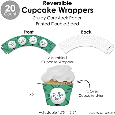 Big Dot of Happiness Par-Tee Time Party Favor Kit - 100 Pieces
