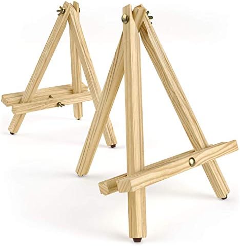 ARTEZA Tripod Easel Set of 6 12 Inches Pine Wood