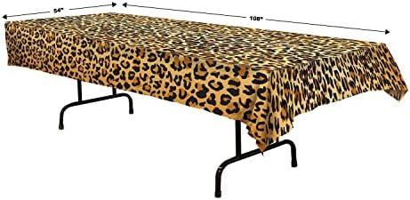 Beistle Leopard Print Table Cover 1