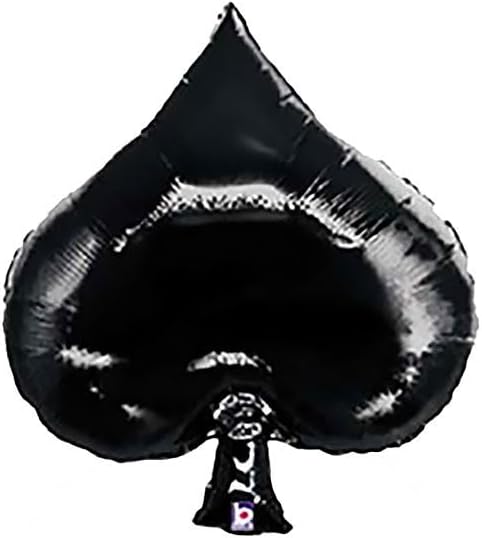 Andersons Casino Theme Black Spade Balloon