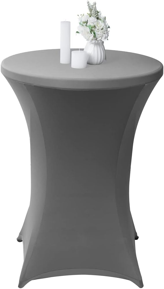 Restaurantware Round Table Cover 32x43 Inch Spandex and Polyester