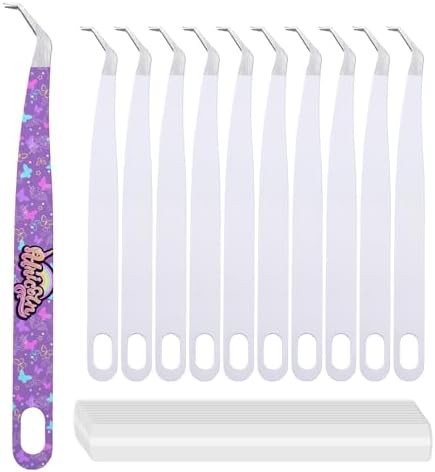 PYD Life 10 Pack Sublimation Vinyl Tweezers for Custom Designs