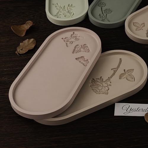 Butterfly Carved Tray Resin Mold for DIY Art and Crafts