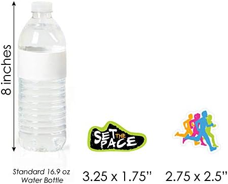 Big Dot of Happiness Running Shaped Cut Outs 24 Count