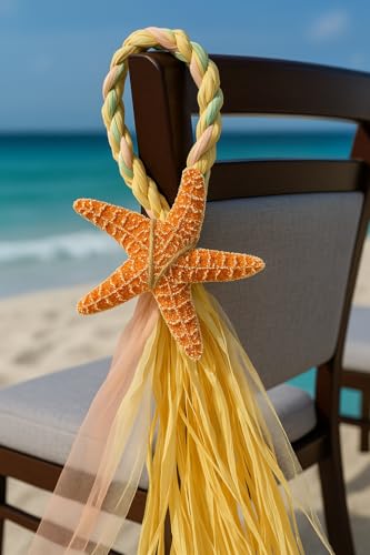 Boho Beach Wedding Aisle Runner Chair Hangers