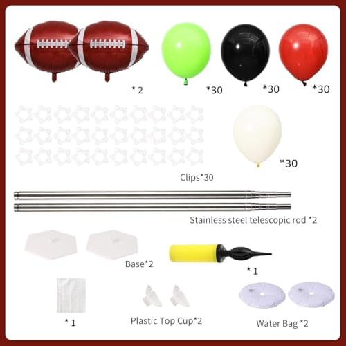Football Balloon Column Stand Kit 2 Sets
