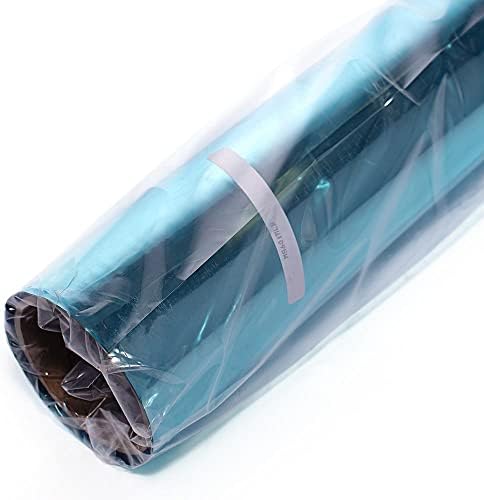 Light Blue Shiny Metallic PVC Roll for Wedding Decorations