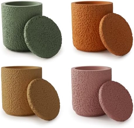 Wehous Jar Resin Mold with Lid for DIY Projects