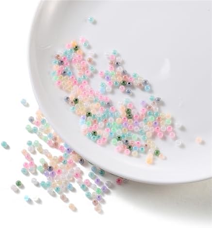 500 Pcs 3mm Glass Seed Beads for Jewelry Making