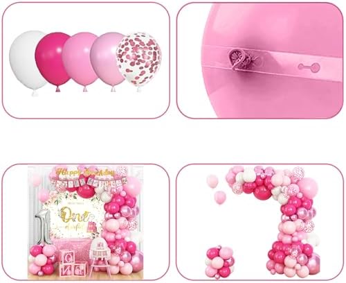 Baby Girl 1st Birthday Decor Bundle