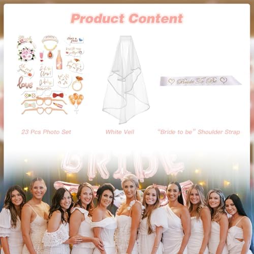 Bachelorette Party Decorations 65 Pieces Bridal Shower Set