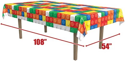 Beistle Building Blocks Table Covers 2-Pack