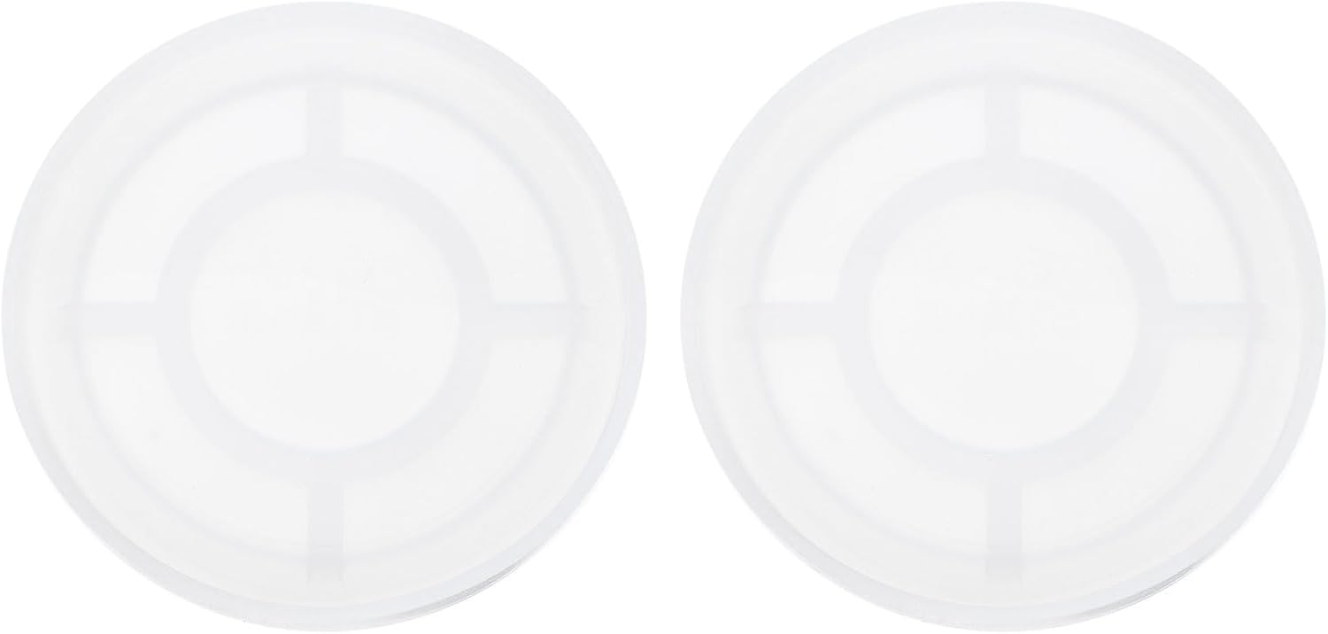 Uxcell 2 Pcs Round Small Coaster Silicone Resin Moulds