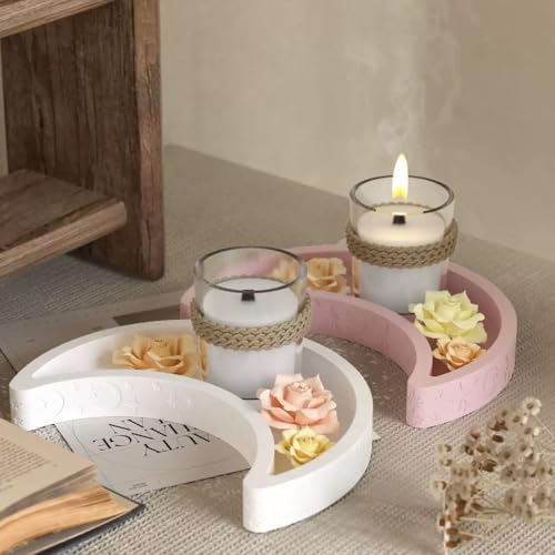 Moon Tray Mold for Resin Casting and Concrete