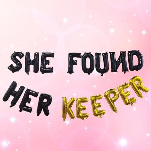 Decorit She Found Her Keeper Balloon Banner Witch Themed